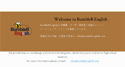 Desktop Screenshot of bumblebenglish.com